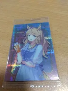 ウマ娘　プリティーダービーツインウエハース　ドレスレア　ゴールドシチー