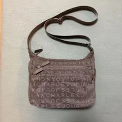 CHARLES JOURDAN シャルルジョルダン ロゴ ショルダーバッグ 軽量のサムネイル