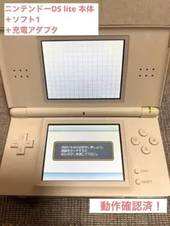 Nintendo DS Lite ホワイト 本体＋ソフト