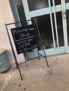 アイアン看板　黒板　錆止め加工　オーダー品