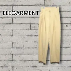 最終処分✧ELEGARMENT✧　ワイドパンツ　レモン色　サラサラ　股ゆったり