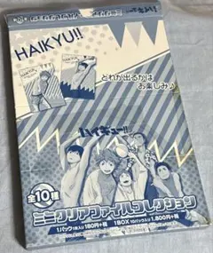 ハイキュー ミニクリアファイルコレクション 烏野 水着 まとめ - メルカリ