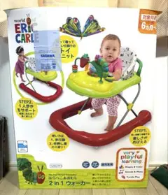 ほぼ未使用 はらぺこあおむし 2 in 1 ウォーカー