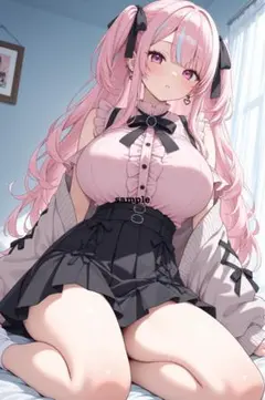 m843 AIイラスト　かわいい　A4ポスター