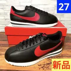 【箱付き新品】ナイキ コルテッツ レザー ブラック レッド 27 NIKE