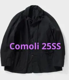新品未使用　COMOLI 25SS デニムワークジャケット　黒　サイズ2 COMOLI 25AW ブラックデニムワークジャケット size2 - メルカリ
