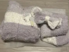 gelatopique パジャマ 3点セット 紫ボーダー
