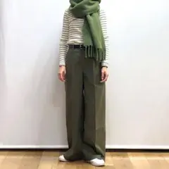 チノ ワイドパンツ