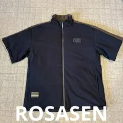 ロサーセン ネイビー 中綿 半袖 ブルゾン Lサイズ ストレッチタフタ