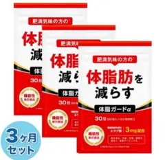 1袋で90日分　体脂ガードα 30日 体脂肪を減らす 30日分×3(90日分)のサムネイル