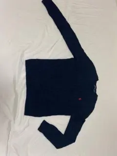 ポロ・ラルフ・ローレン ネイビー ケーブルニットセーター