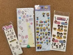 【サンリオ】　コロコロクリリン/キキララ/パティ＆ジミー　シール4枚セット