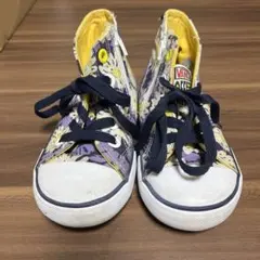 VANS スニーカー　　女の子　　　　　18㎝　　ハイカット　　花柄