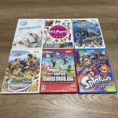wii wiiuソフト　まとめ売り　6本セット