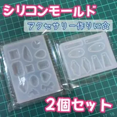シリコンモールド レジンモールド 2個セット