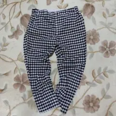 チェック柄 春夏用チノパンツ