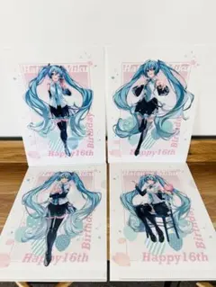 初音ミク　Happy 16th ローソンコラボクリアファイルセット
