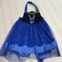 チュールドレス 80cm 青 アナと雪の女王