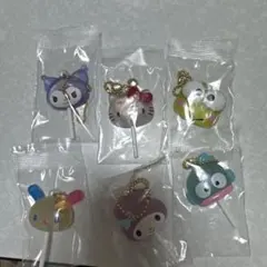 サンリオキャラクターズ　カラフルキャンディチャーム　6種　コンプリート　ガチャ