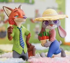 toptoy ズートピア FLOWER WORLD ニック ジュディ 2体セット