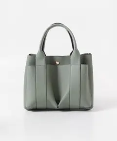 ☆新品、タグ付き☆ロデスコ　プチダブルポケットトートバッグ　　ミント