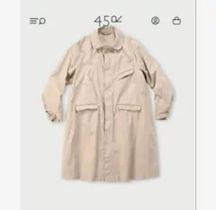 45r モッズステンカラーコート　45r レディース　(M) 美品　¥58300のサムネイル