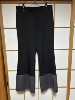 sacai】 Wool Side Satin Line Flare Pants - メルカリ
