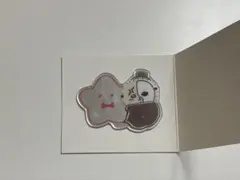 まじかるちいかわ　トレーディングミラーステッカー　ラッコ