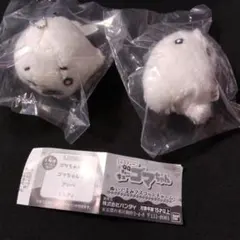 【未開封】小3アシベ QQゴマちゃん ぬいぐるみマスコット (2点)のサムネイル