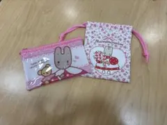 サンリオキャラクター♡Marroncream フラットポーチ・巾着2点セット♡