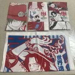 ONEPIECE ワンピース 手ぬぐい ルフィ＆エース 九州 京都 富士山 東京