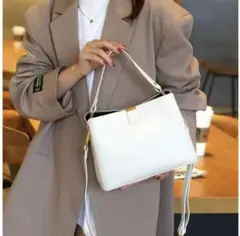 新品　ノーブランド レザー 2WAY ショルダーバッグ