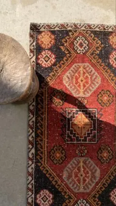 48×93 “Paper balloons” ViNTAGE RUG