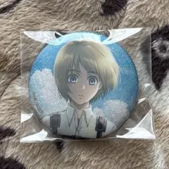 り*く様 進撃の巨人　アルミン　缶バッジ　海　ラメキラカンバッジコレクション