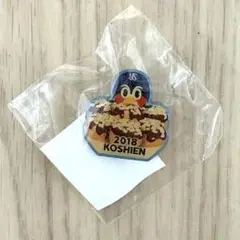 東京ヤクルトスワローズ　つば九郎　ピンバッチ　燕征　甲子園限定　2018