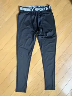 ENERGY SPORTS メンズ　ブラックレギンス　XL