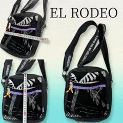 EL RODEO ショルダーバッグ黒✖️紫