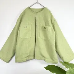 ROSEBUDレディースノーカラージャケット ROSE BUD ジャケット ノーカラージャケット ノーカラーダブル