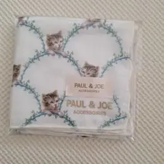 【新品】PAUL & JOE 猫プリント ハンカチ