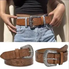 ヴィンテージ風　ウェスタンカウボーイベルト