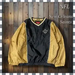 NFLニューオーリンズ セインツ プルオーバージャケット ピステL