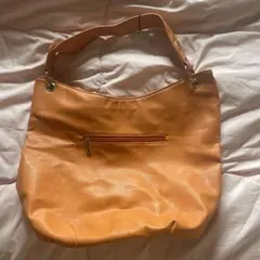 オレンジ ショルダーバッグ