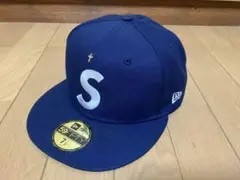 シュプリーム supreme ゴールドクロス Sロゴ キャップ 7 1/2