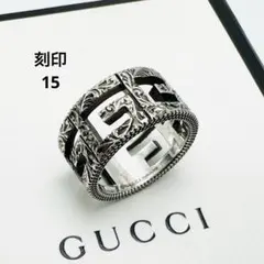 GUCCI リング ビー シグネチャー シルバー Ag925 刻印25 - メルカリ