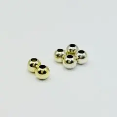 即発送 SVシルバー925ビーズ Lサイズ✨6mm✨8個 鹿革紐に キムタク仕様