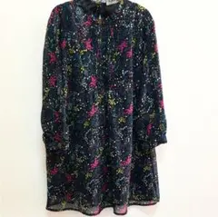 LOWRYS FARM 花柄チュニックワンピース