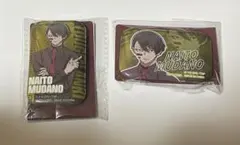 【桃源暗鬼】 無陀野無人 メタリック缶バッジ 2個セット