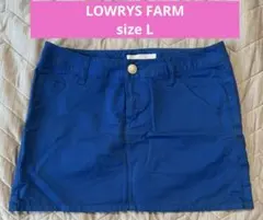 LOWRYS FARM ブルー ミニスカートのサムネイル