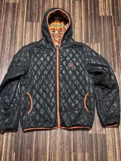 BILLABONG ビラボン キルティングジャケット ブラック オレンジ XL