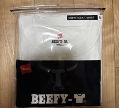 Hanes BEEFY-T クルーネックTシャツ ホワイト Mサイズのサムネイル